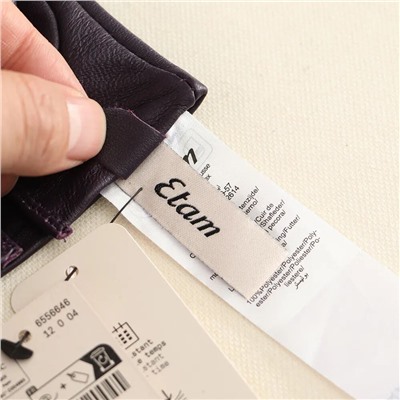 Женские кожаные перчатки Eta*m с U-вырезом для удобства надевания, экспорт