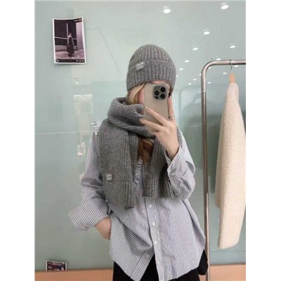 Теплый кашемировый набор унисекс МИУ МИ*У