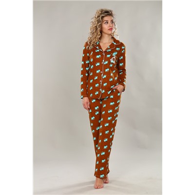 Пижама женская со штанами ТК-252сл