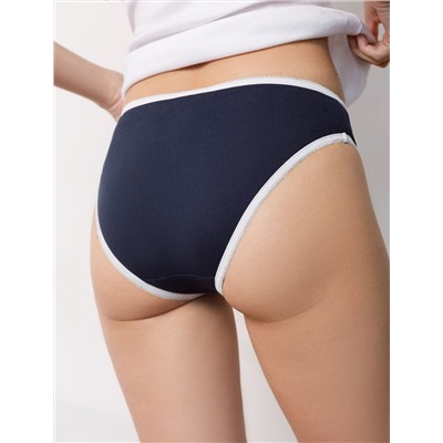 Трусы слипы со средней посадкой из эластичного трикотажа кашкорсе