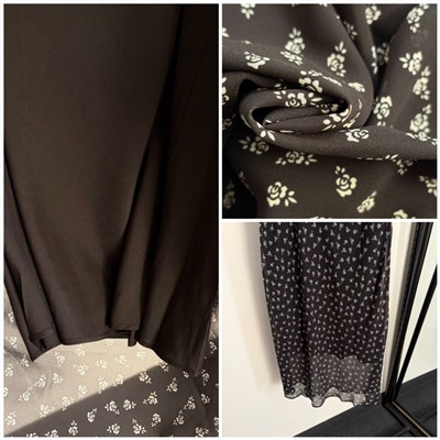 Воздушная юбка в цветочек (3 цвета) МИУ МИ*У