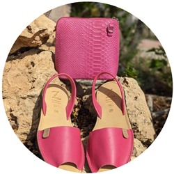AB. Zapatos 320 FUXIA+Ab.Zapatos Pelle 306 (350) serpiente FUXIA АКЦИЯ
