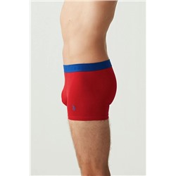 U.S. Polo Assn. Pamuklu & Likralı, Çok Renkli Erkek 3'lü Boxer Set 80170