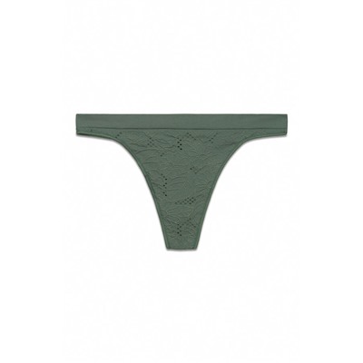 Tanga Seamless kaki floral