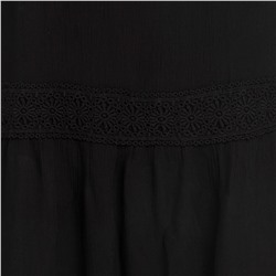 Damen Maxikleid in Crepp-Optik