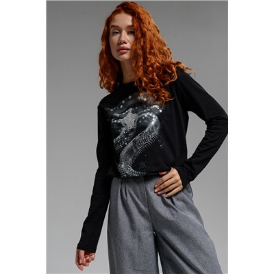 8516 Футболка с длинным рукавом женская