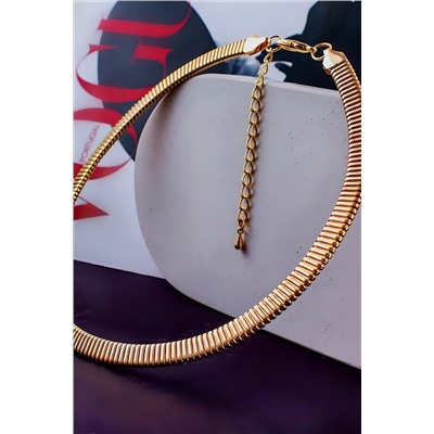 Дизайнерский чокер-обруч Жгут, 8мм + Подарок