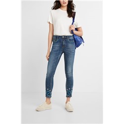 Pantalón vaquero skinny tobillero