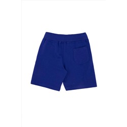 Çocuk Mavi Örme Şort