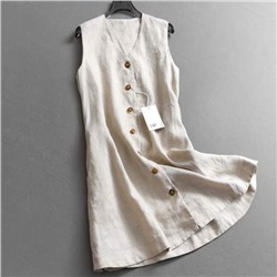 Льняное платье КО*С