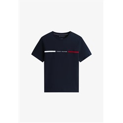Tommy Hilfiger HILFIGER CHEST INSERT TEE - Camiseta estampada