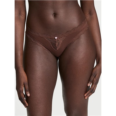 Dream Angels Lace-Trim Bikini Panty