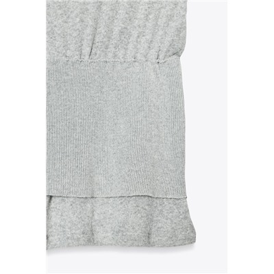 DOUBLE CORSET CHUNKY KNIT T-SHIRT