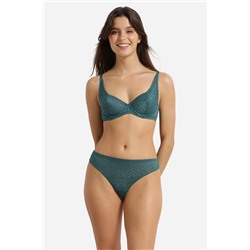 Sujetador con aro de encaje floral