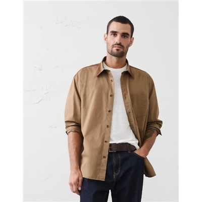 Relaxed-Fit Patchwork Shirt