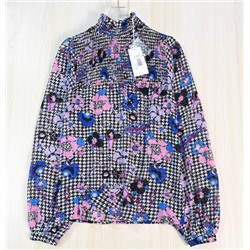 Женская изысканная шифоновая блузка с длинными рукавами  ГЕС*С