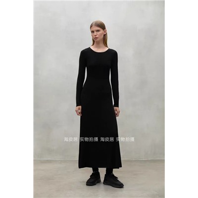 Женское трикотажное платье макси Ecoal*f из тенселя и хлопка, экспорт