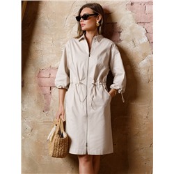 Платье из хлопка на молнии