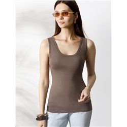 Топ облегающий из премиального хлопка с эластаном