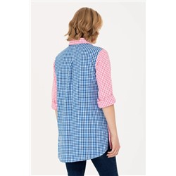 Kadın Pembe Uzun Kollu Gömlek