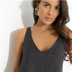 Сарафан свободного кроя, Динамичный стиль (серый)