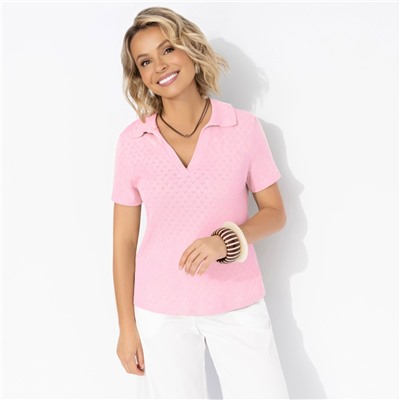 Футболка из мягкого хлопка, Впервые и навсегда (розовая)