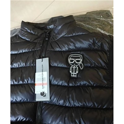 Мужской легкий стеганый жилет из мягкой эмульсионной ткани KARL LAGERFEL*D