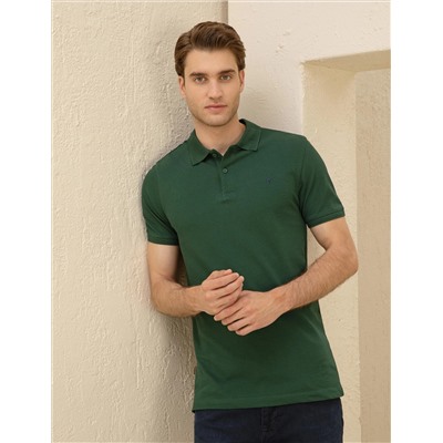 Koyu Yeşil Slim Fit Basic Tişört