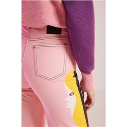Pantalón culotte cropped