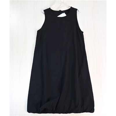 Женское платье  без рукавов с круглым вырезом