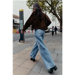 JEANS Z1975 WIDE LEG TIRO ALTO FULL LENGTH CINTURÓN