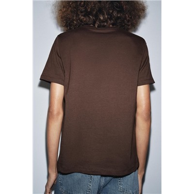 METALLIC SHORT SLEEVE T-SHIRT