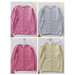 Детский хлопковый кардиган с металлизированной нитью, экспорт