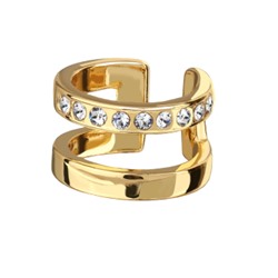 Каффа правая (кристаллы SW белые; покрытие золото), Есть комплект