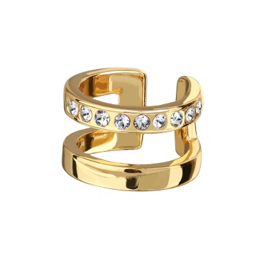 Каффа правая (кристаллы SW белые; покрытие золото), Есть комплект