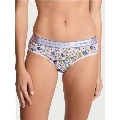 Logo Cotton Hiphugger Panty