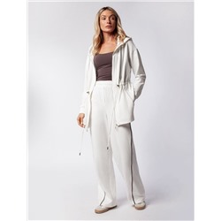 Свободные брюки  из тонкого премиального футера с эластаном