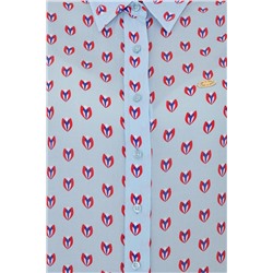 Kadın Açık Mavi Uzun Kollu Gömlek