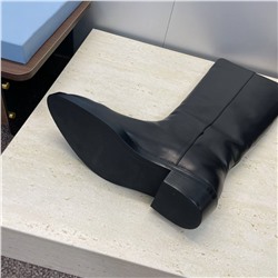 Женские широкие сапоги  ПРАД*А длиной до колена