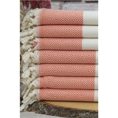 Fabric Box %100 Doğal Pamuk Elmas Peştemal Banyo Havlusu Türk Havlusu Hamam Plaj Havlusu