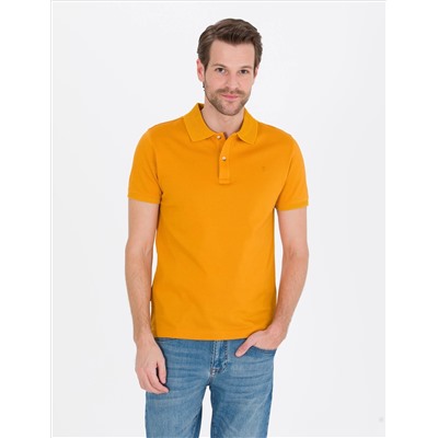 Safran Slim Fit Polo Yaka Merserize Tişört