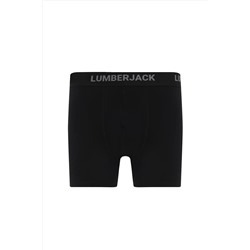 lumberjack MB DUZ 3LU 30NK301 5FX Siyah Erkek Boxer