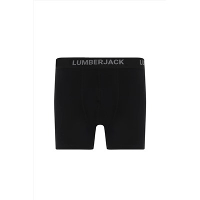 lumberjack MB DUZ 3LU 30NK301 5FX Siyah Erkek Boxer