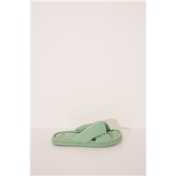 Zapatillas abiertas waffle verde