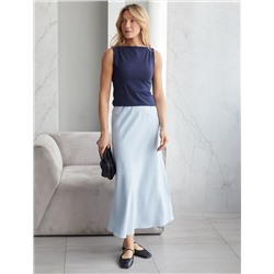 Топ из премиального хлопка с эластаном