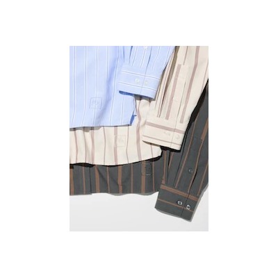 Camisa oxford oversize rayas