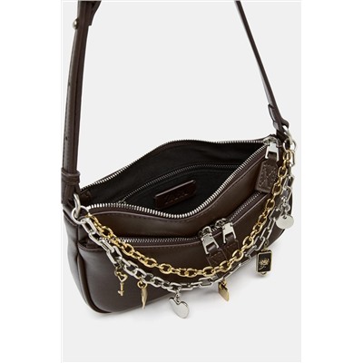 MINI CROSSBODY BAG WITH CHARM DETAIL