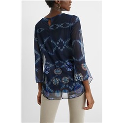 Camiseta evasé fluida