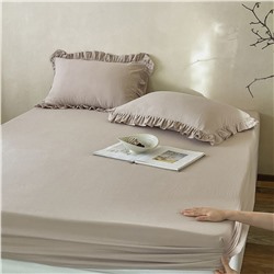 Хлопковая матовая простынь