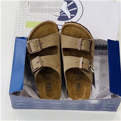 Ещё одни комфортные шлепки из натуральной замши  БРИКЕНСТО*К